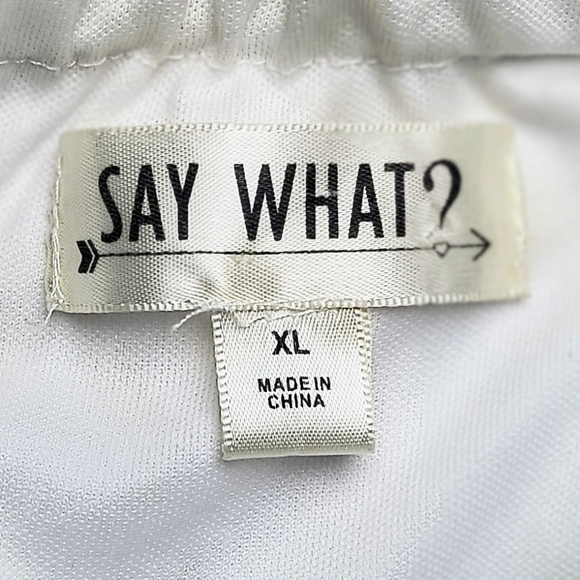 Say What? White Maxi Boho Festival Brunch Dress with Red Floral Embroidery XL - Picture 4 of 14